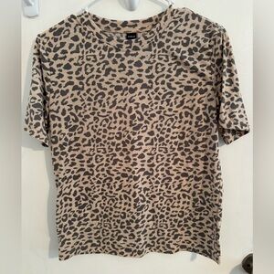Cheetah Print Tee